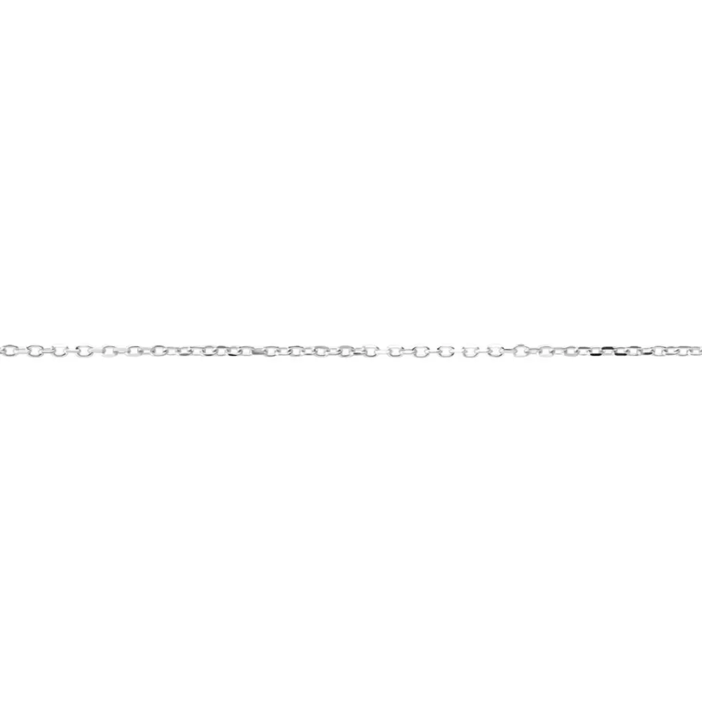 Histoire d'Or Chaîne Igoa Maille Forçat Diamantee Or Blanc Clearance