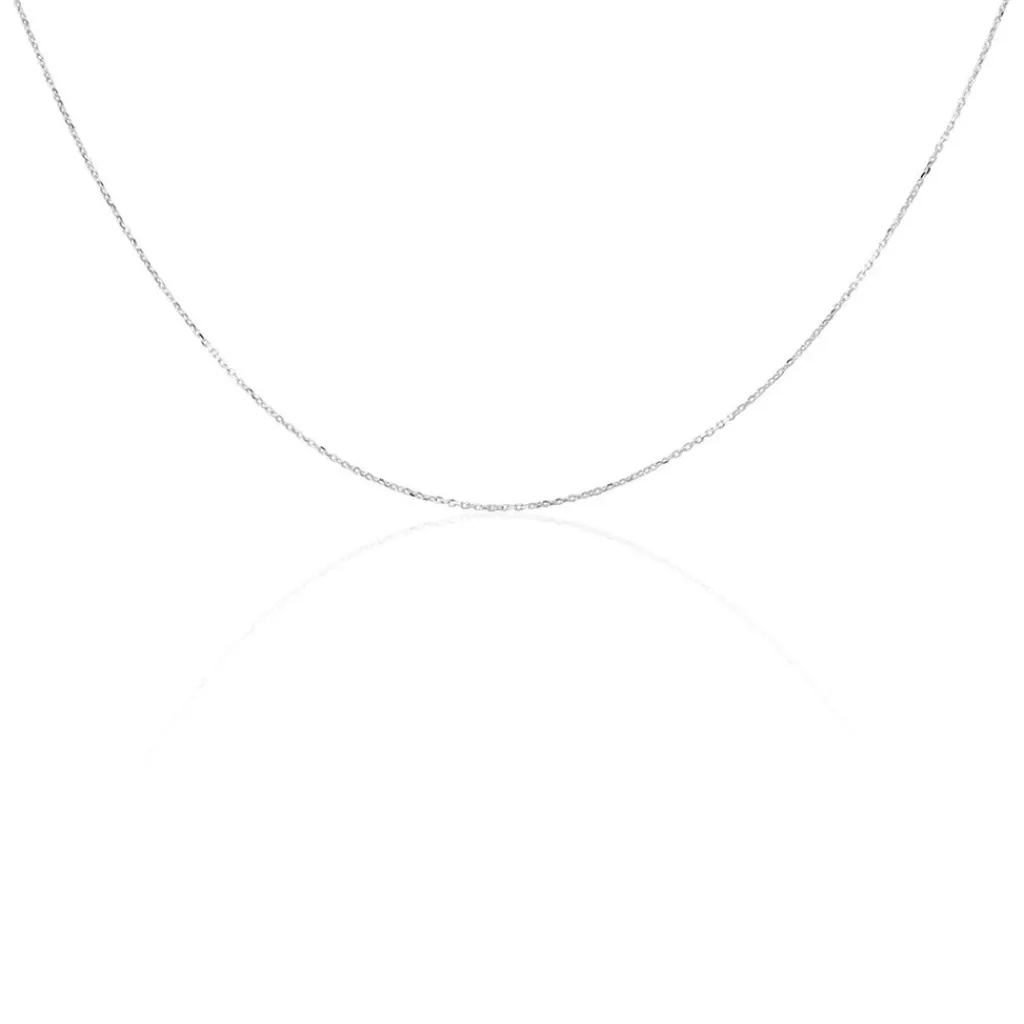 Histoire d'Or Chaîne Igoa Maille Forçat Diamantee Or Blanc Clearance