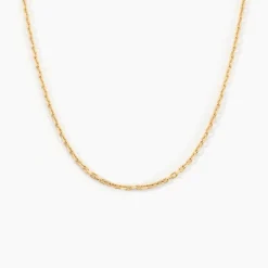 Histoire d'Or Chaîne Igoa Maille Forçat Diamantee Or Jaune Best