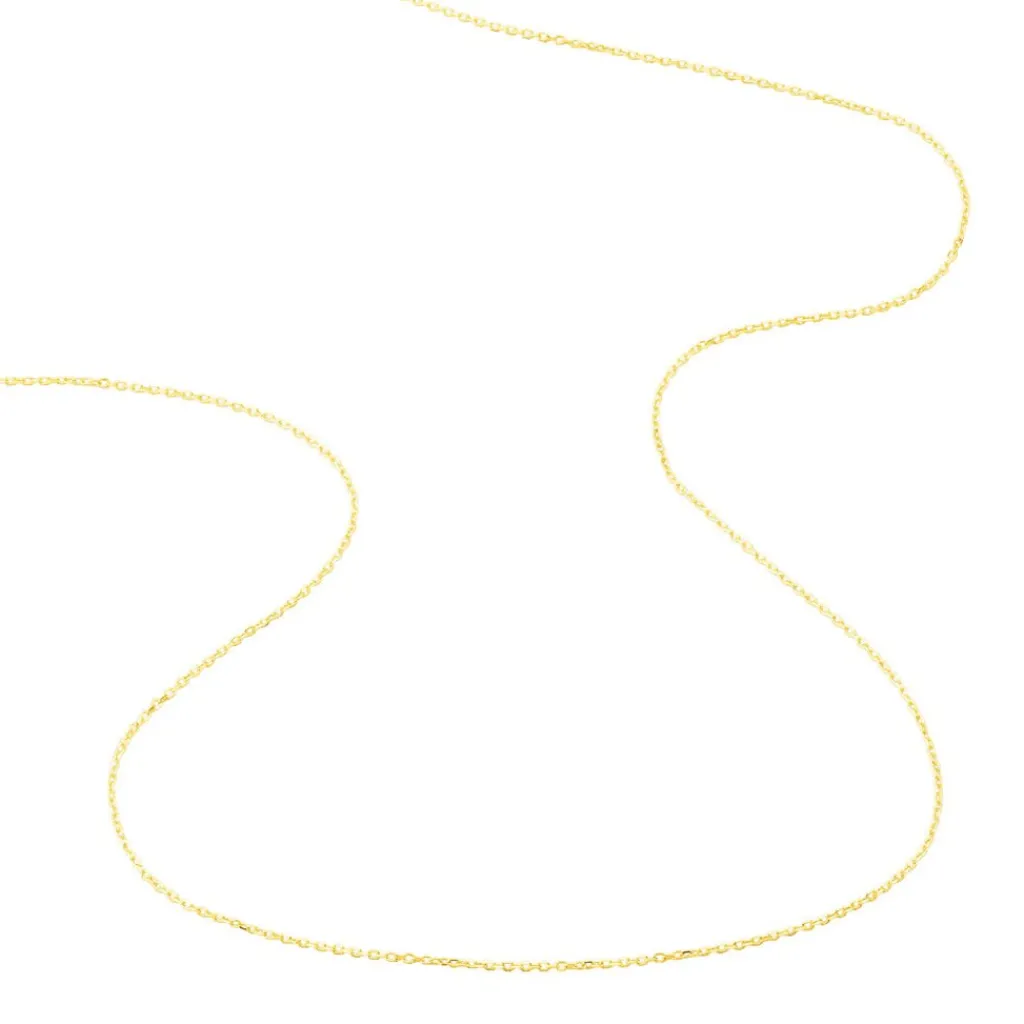 Histoire d'Or Chaîne Igoa Maille Forçat Diamantee or jaune Outlet