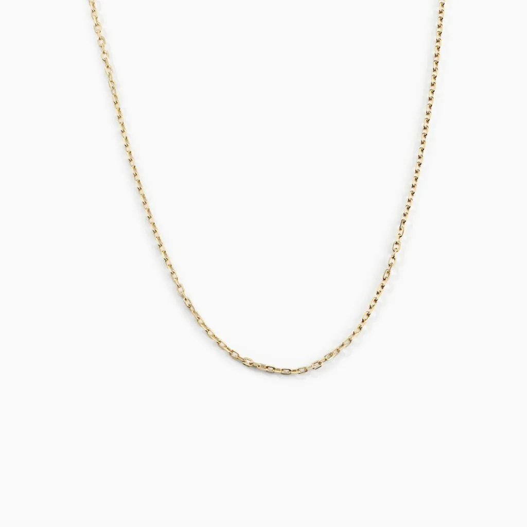 Histoire d'Or Chaîne Igoa Maille Forçat Diamantee Or Jaune Best