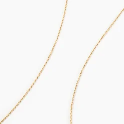 Histoire d'Or Chaîne Igoa Maille Forçat Diamantee Or Jaune