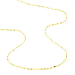 Histoire d'Or Chaîne Igoa Maille Forçat Diamantee Or Jaune Hot