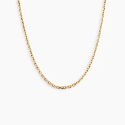 Histoire d'Or Chaîne Igoa Maille Forçat Diamantee Or Jaune Clearance