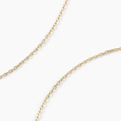 Histoire d'Or Chaîne Igoa Maille Forçat Diamantee Or Jaune Hot