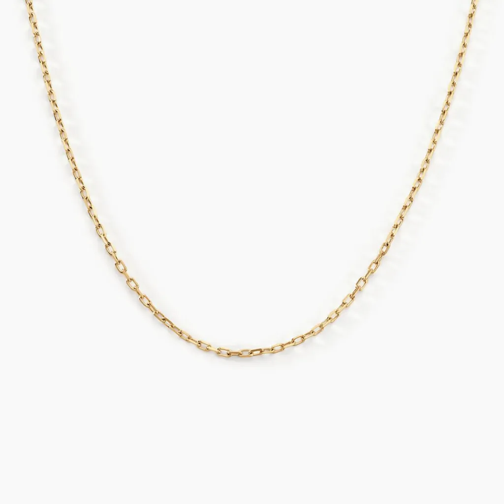 Histoire d'Or Chaîne Igoa Maille Forçat Diamantee Or Jaune Outlet