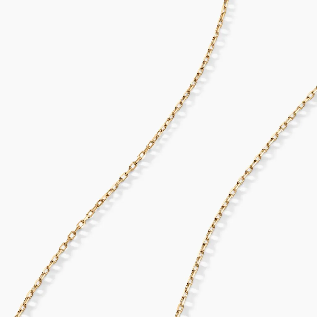 Histoire d'Or Chaîne Igoa Maille Forçat Diamantee Or Jaune Outlet