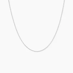 Histoire d'Or Chaîne Igoa Maille Forçat Diamantee Or Blanc Online