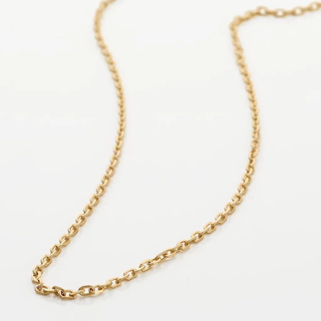 Histoire d'Or Chaîne Igoa Maille Forçat Diamantee Or Jaune