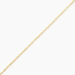 Histoire d'Or Chaîne Igoa Maille Forçat Diamantee Or Jaune Clearance