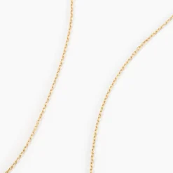 Histoire d'Or Chaîne Igoa Maille Forçat Diamantee Or Jaune