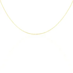 Histoire d'Or Chaîne Igoa Maille Forçat Diamantee or jaune Clearance