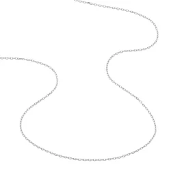 Histoire d'Or Chaîne Igoa Maille Forçat Diamantee Or Blanc Sale