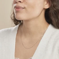 Histoire d'Or Chaîne Igor Maille Venitienne or blanc