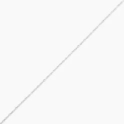 Histoire d'Or Chaîne Ilan Maille Forçat Ronde Or Blanc Sale