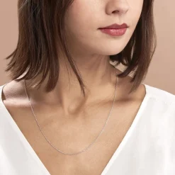 Histoire d'Or Chaîne Ilan Maille Forçat Ronde Or Blanc