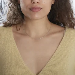 Histoire d'Or Chaîne Ilda Maille Forçat Limee Or Blanc Hot