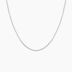 Histoire d'Or Chaîne Ilda Maille Forçat Limee Or Blanc Best