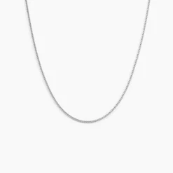 Histoire d'Or Chaîne Imad Maille Gourmette or blanc Hot