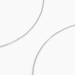 Histoire d'Or Chaîne Imad Maille Gourmette or blanc Hot