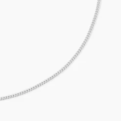 Histoire d'Or Chaîne Imad Maille Gourmette or blanc Clearance