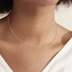 Histoire d'Or Chaîne Imad Maille Gourmette or jaune Sale