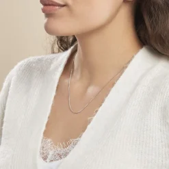 Histoire d'Or Chaîne Imad Maille Gourmette or blanc Online