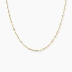 Histoire d'Or Chaîne Imanie Maille Singapour Or Jaune New