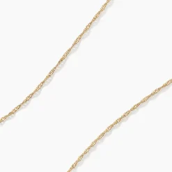 Histoire d'Or Chaîne Imanie Maille Singapour or jaune Discount