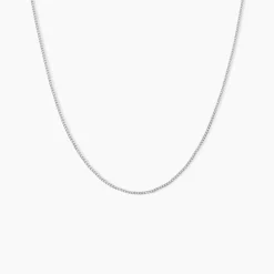 Histoire d'Or Chaîne Iris Maille Gourmette or blanc