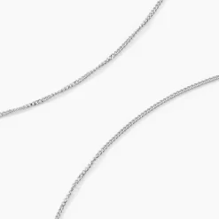 Histoire d'Or Chaîne Iris Maille Gourmette or blanc Hot
