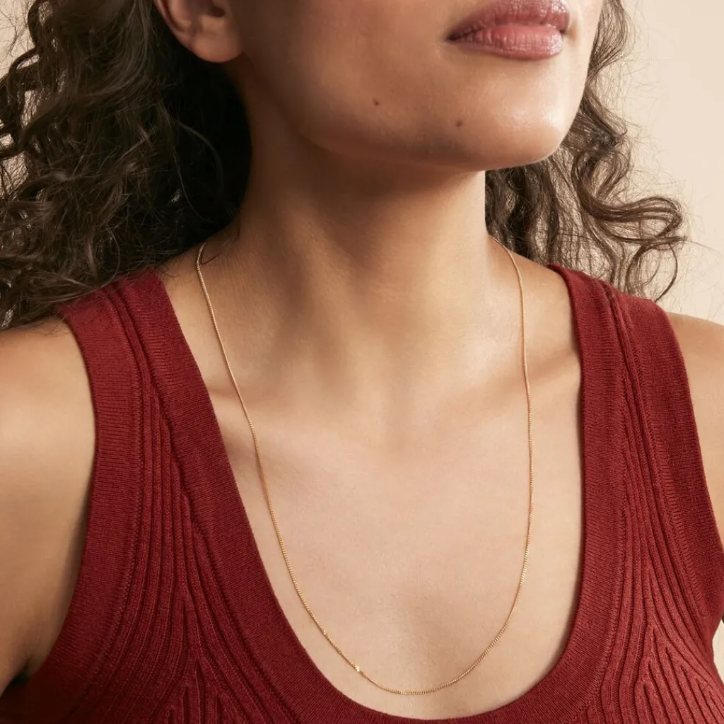 Histoire d'Or Chaîne Ixia Maille Gourmette Diamantee Or Jaune Sale