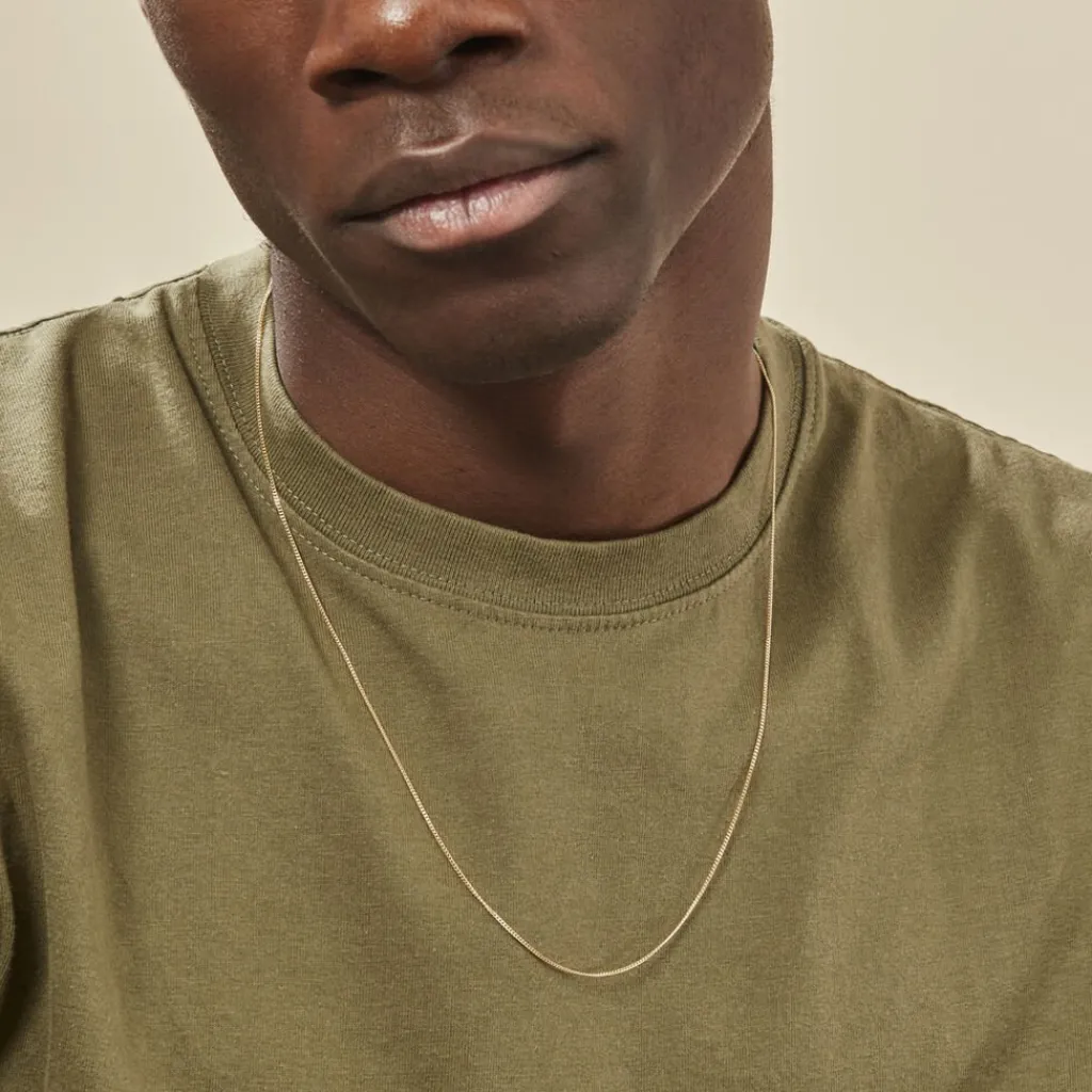 Histoire d'Or Chaîne Ixia Maille Gourmette Diamantee Or Jaune Sale