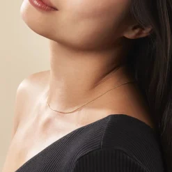 Histoire d'Or Chaîne Ixia Maille Gourmette Diamantee Or Jaune