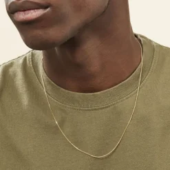 Histoire d'Or Chaîne Ixia Maille Gourmette Diamantee Or Jaune Discount