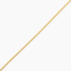 Histoire d'Or Chaîne Ixia Maille Gourmette Diamantee Or Jaune Hot