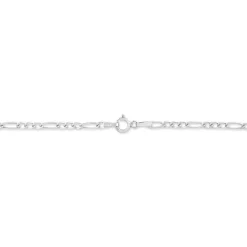 Histoire d'Or Chaîne Judicaelle Maille Alternée 1/3 Or Blanc Clearance