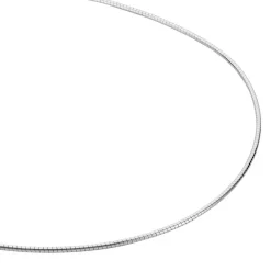 Histoire d'Or Chaîne Kassie Maille Omega Argent Blanc Online