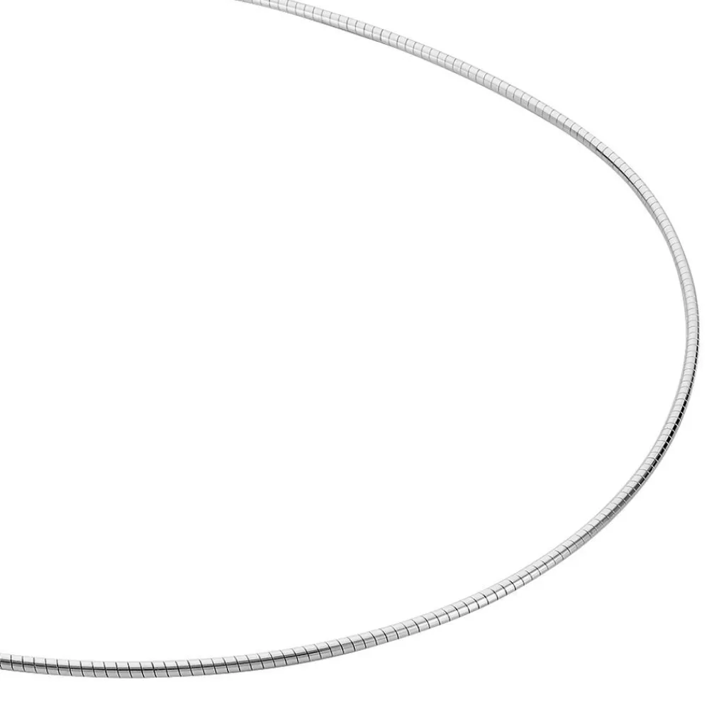 Histoire d'Or Chaîne Kassie Maille Omega Argent Blanc Online