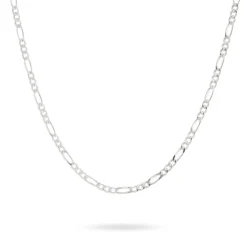 Histoire d'Or Chaîne Lyndsayae Maille Alternée 1/3 Argent Blanc Best