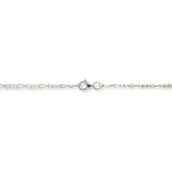 Histoire d'Or Chaîne Lyndsayae Maille Alternée 1/3 Argent Blanc Best