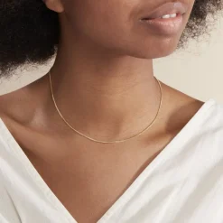 Histoire d'Or Chaîne Maille Gourmette Or Jaune Clearance