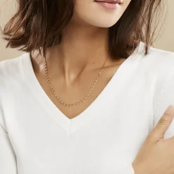 Histoire d'Or Chaîne Mayson Or Jaune Maille Cheval Hot