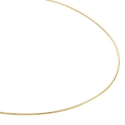 Histoire d'Or Chaîne Norma Maille Queue De Souris Plaque Or Jaune Clearance