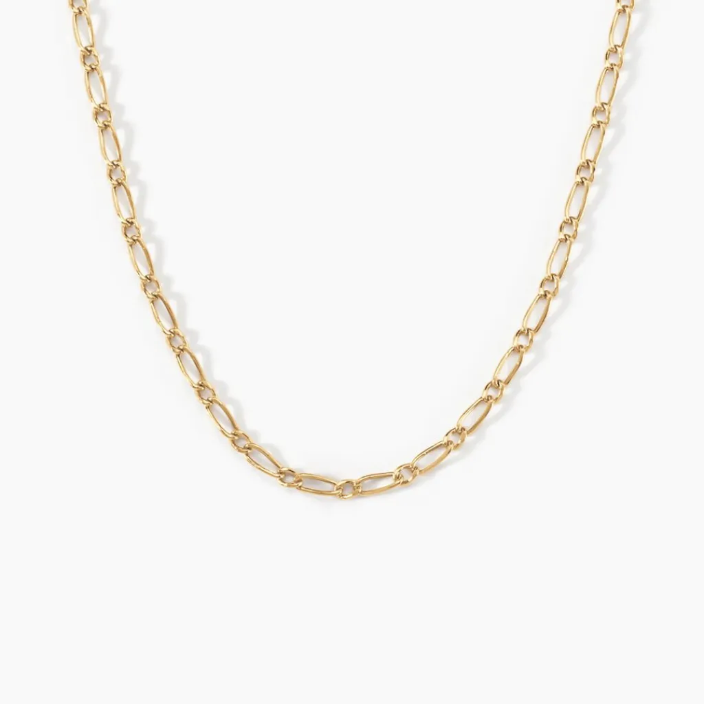 Histoire d'Or Chaîne Ophelio Maille Alternee 1/1 Or Jaune Hot