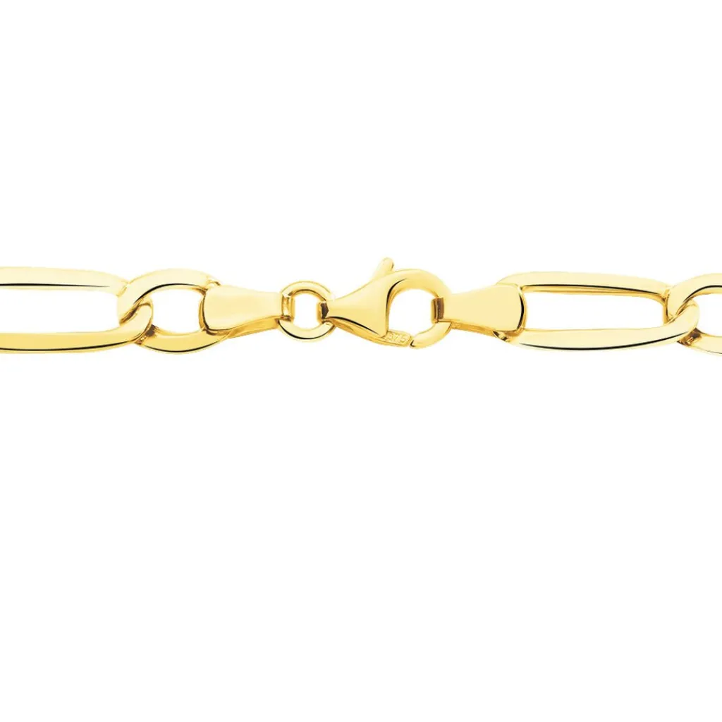 Histoire d'Or Chaîne Ophelio Maille Alternee 1/1 or jaune Sale