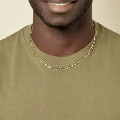 Histoire d'Or Chaîne Ophelio Maille Alternee 1/1 or jaune Sale