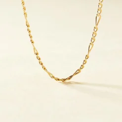 Histoire d'Or Chaîne Valene Maille Alternée 1/3 Or Jaune Discount