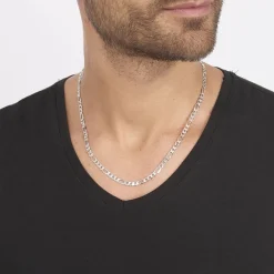 Histoire d'Or Chaîne Vivian Alternee 1/3 Argent Blanc Best