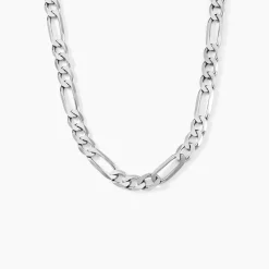 Histoire d'Or Chaîne Vivian Maille Alternee 1/3 Argent Blanc Outlet